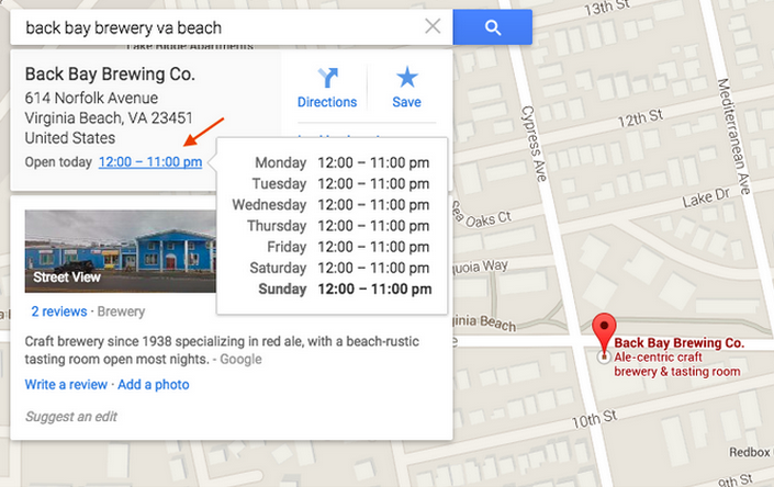 Update your G+ business hours